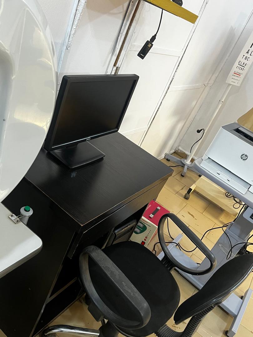 staff attending to patient at Brita View Eye Clinic – Trusted Eye Care Center in Akure, Ondo state