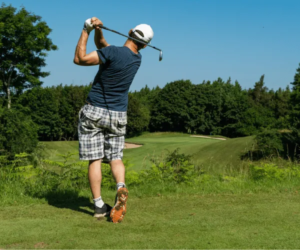 Golfer at Birr Golf Club