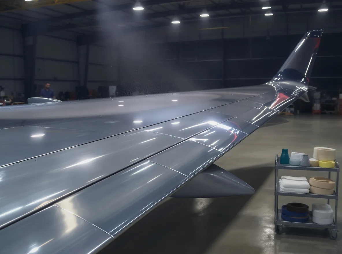 Ceramic coating application on vehicle by Fort Worth detailing professionals