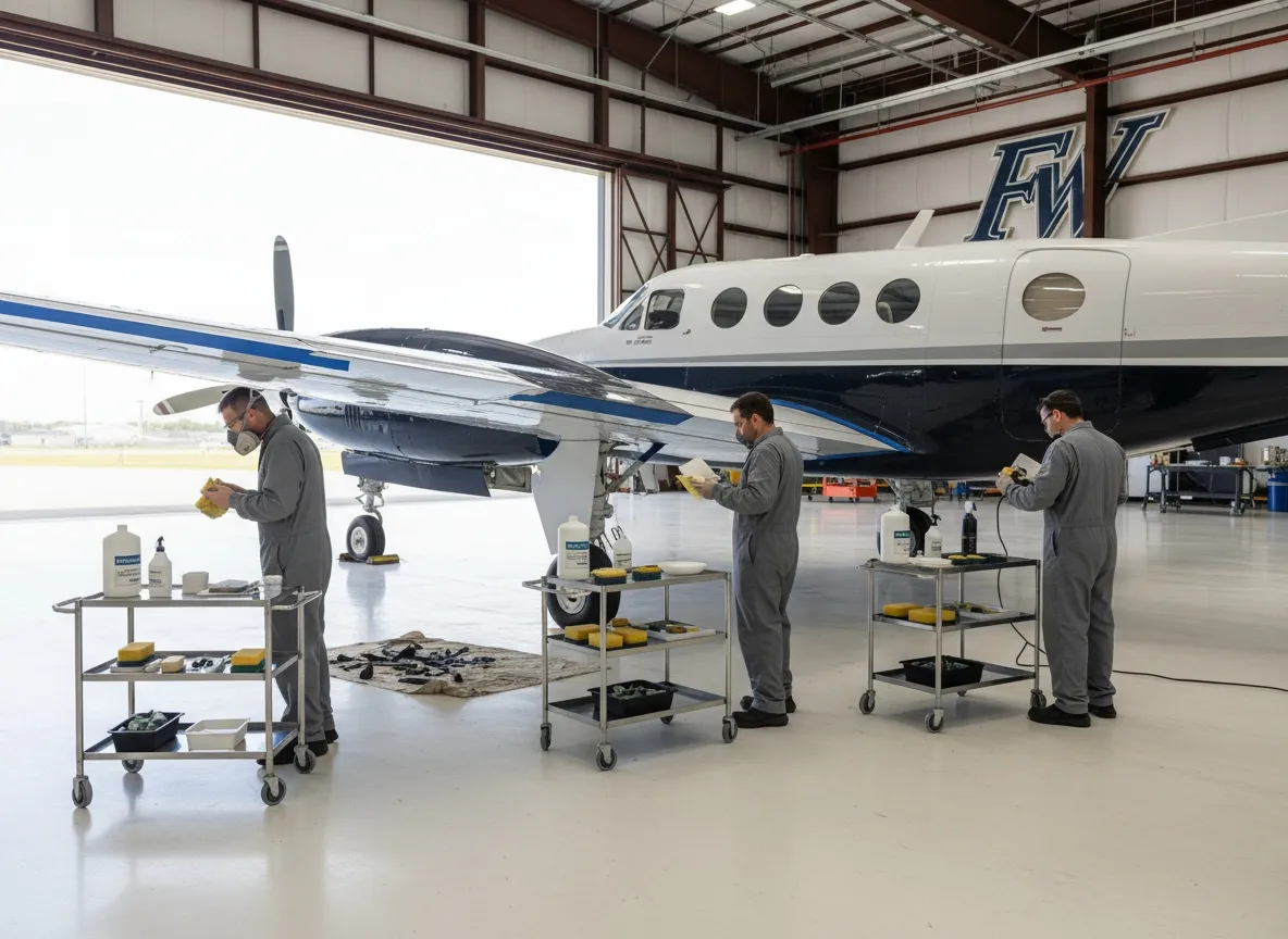 Same-day mobile detailing service at customer location Fort Worth