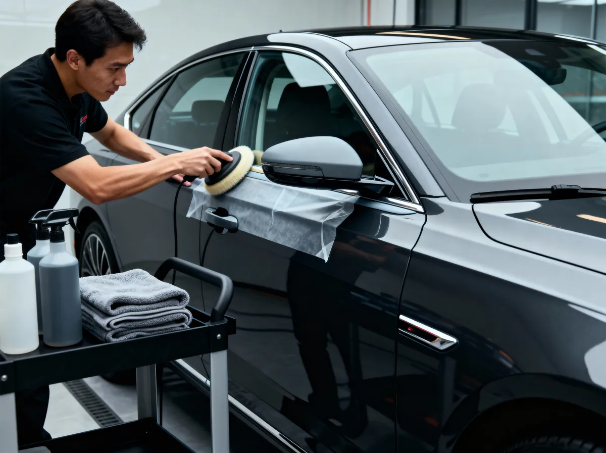 Same-day mobile detailing service at customer location Fort Worth