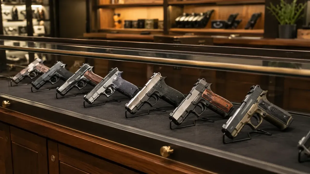 IMAGE 2 Pistols in a premium display case