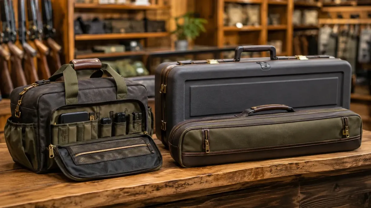 Placeholder block indicating an image for range bags and gun cases.