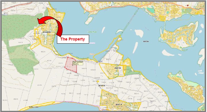 a room with a bar and stools