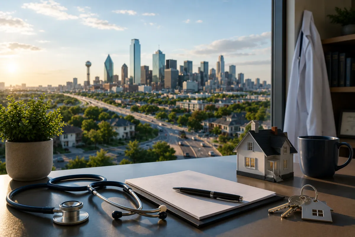 🏥 💰 Cómo médicos en el Dallas–Fort Worth Metroplex están comprando casa sin enganche (y construyendo patrimonio más rápido que otros profesionales)