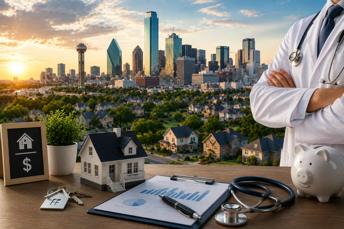 Cómo comprar casa como médico en el Dallas–Fort Worth Metroplex aun con deuda estudiantil alta