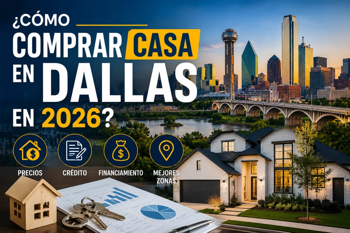 ¿Cómo comprar casa en Dallas en 2026?