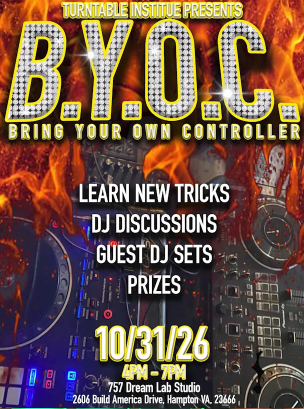B.Y.O.C. brings DJ Rick Geez to 757 Dream Lab Studio on October 31