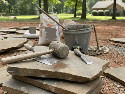 Dawsonville, GA Flagstone Installation