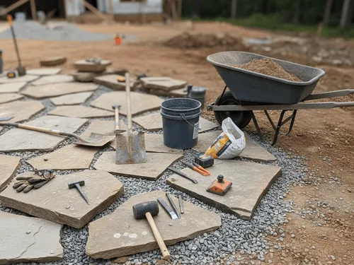 Lula, GA Flagstone Installation