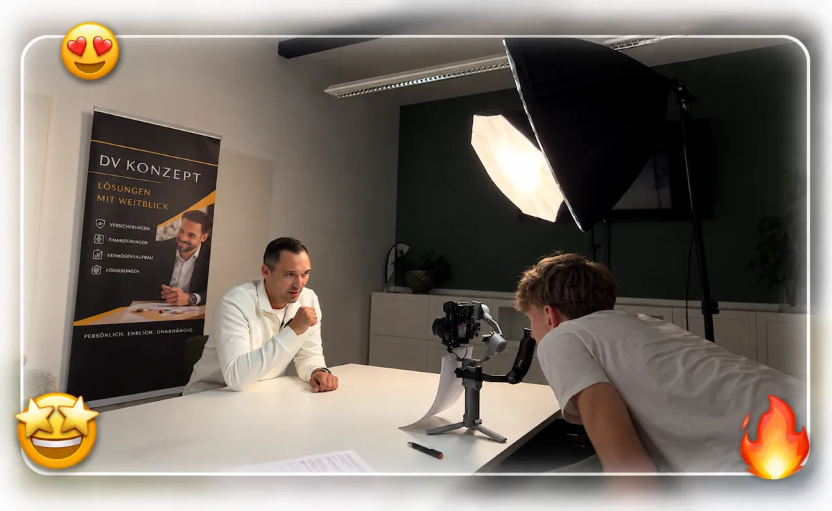 Case-Study Mockup mit Dashboard und Social-Media-Kennzahlen
