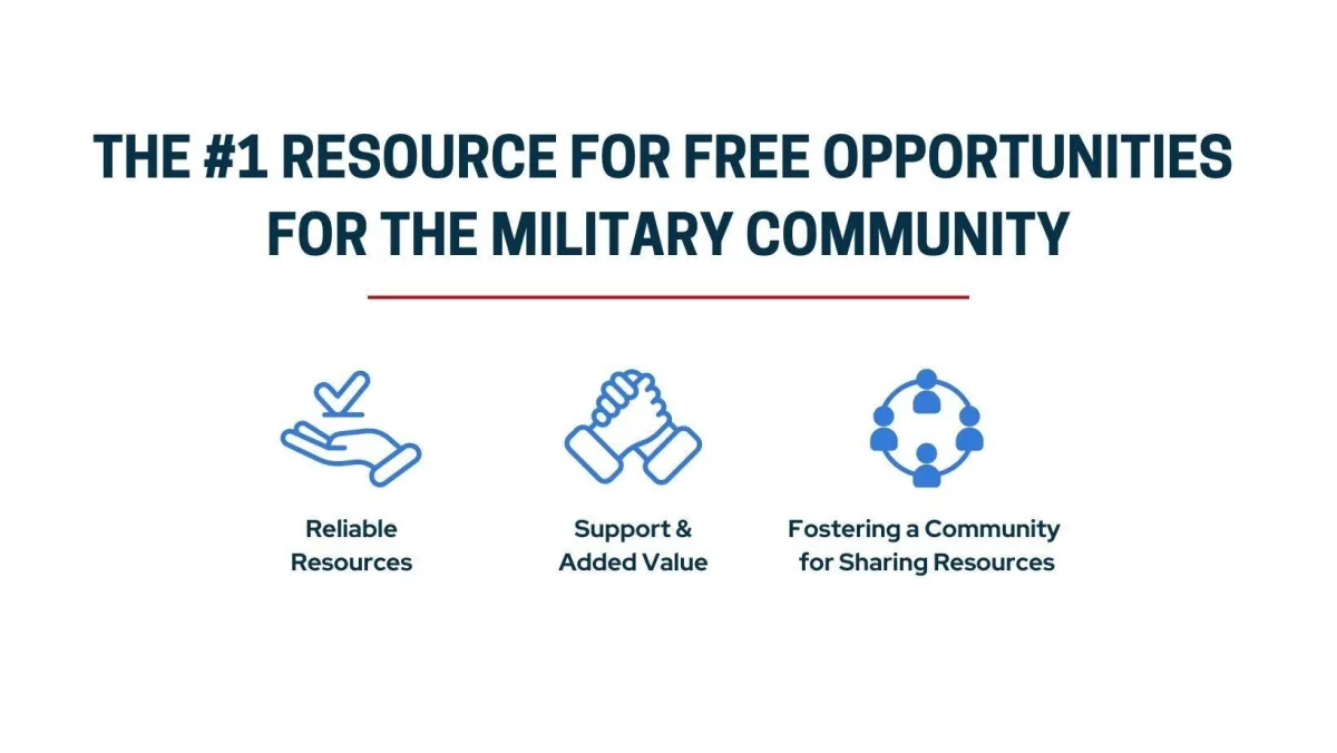 The #1 Resource for Free Opportunities to the Military Community