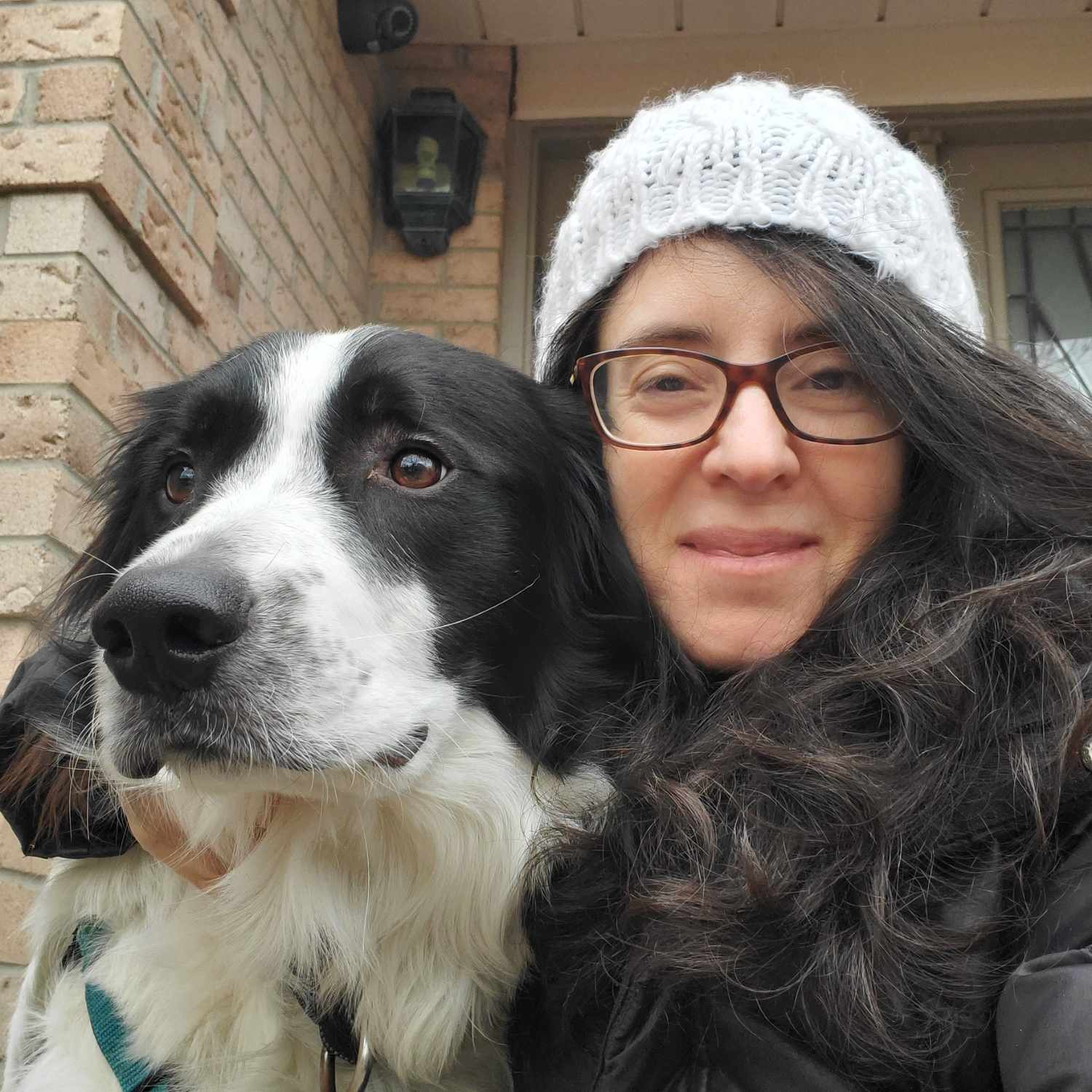 Tracy Seider with her dog Kobe