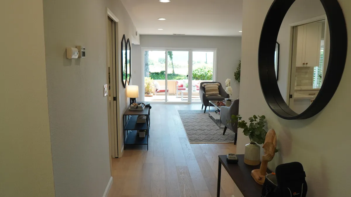 Interior home Painting with beige walls and white ceilings in San Carlos, CA