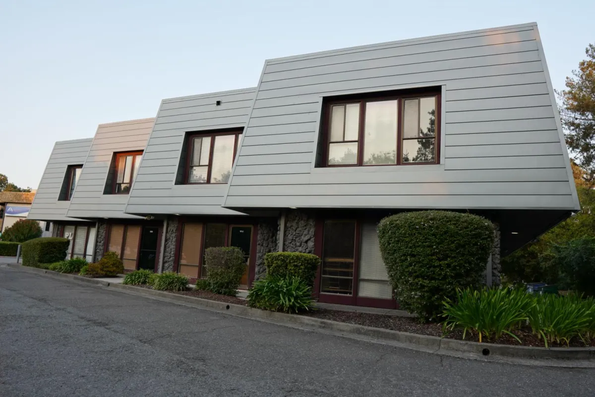 Commercial building with Western Reveal metal siding in Novato, CA.