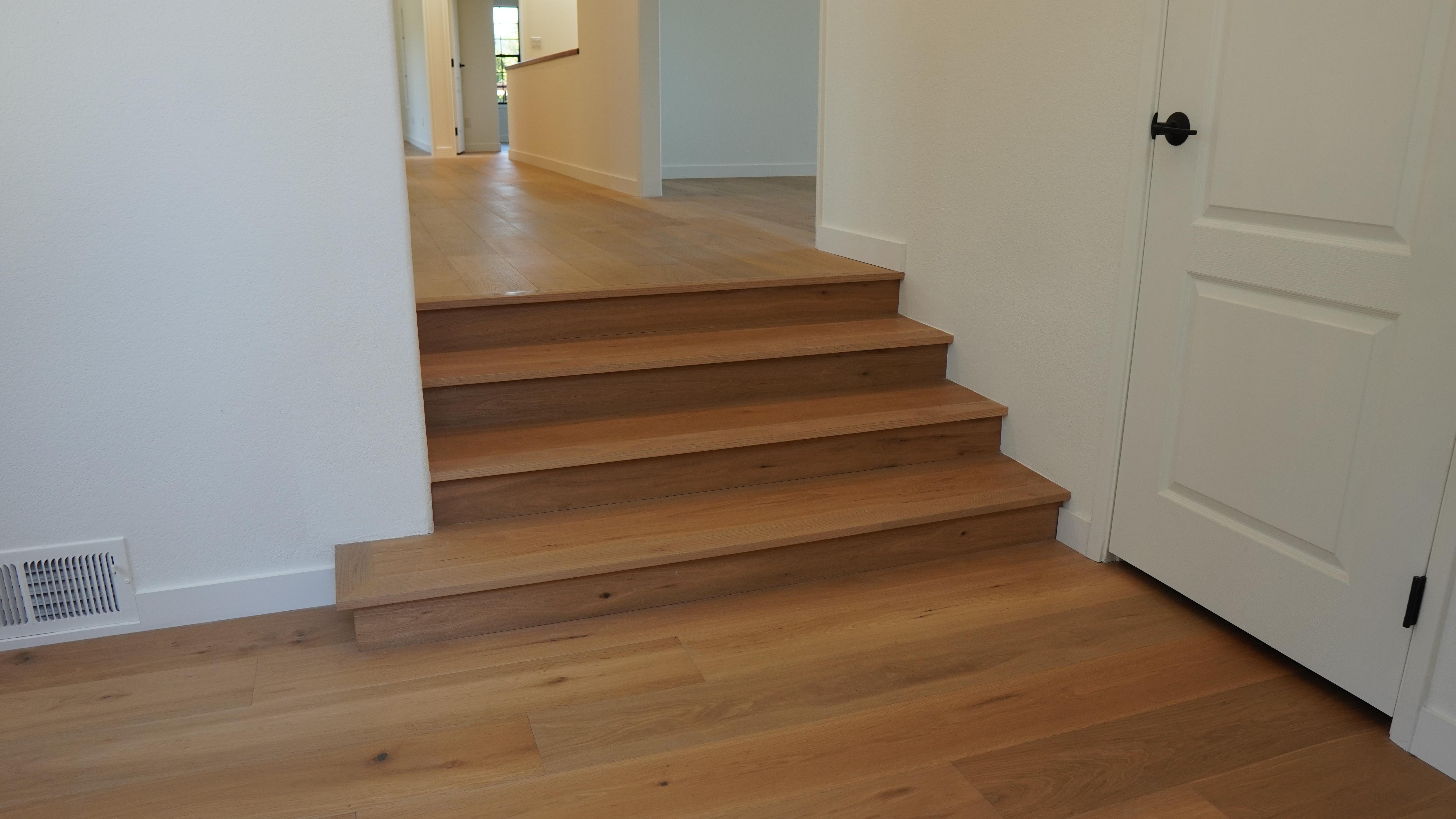 Hardwood floor steps in Novato, CA