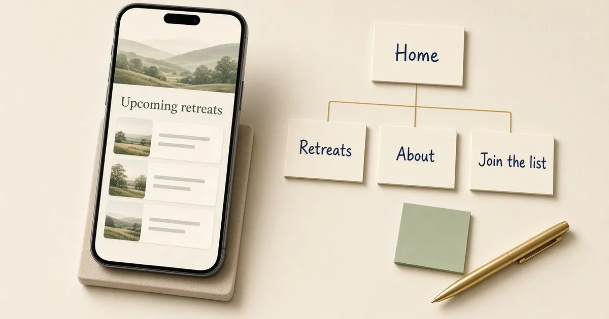 Retreat Website: What It Needs to Get Bookings