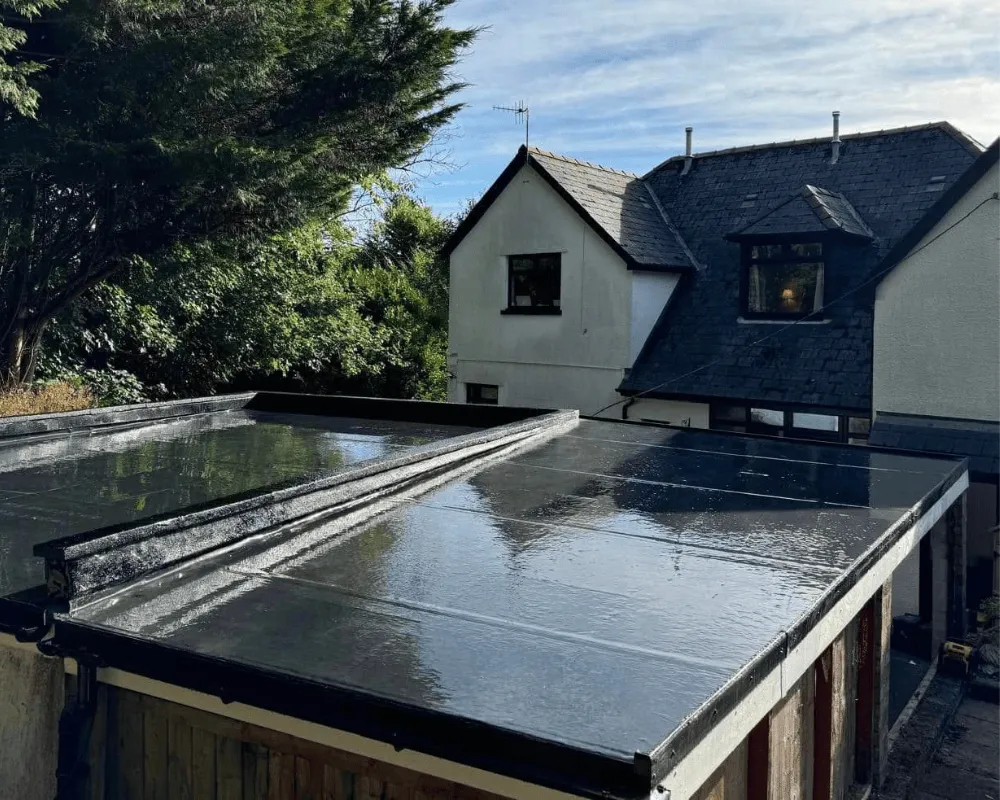 Flat roofing photo