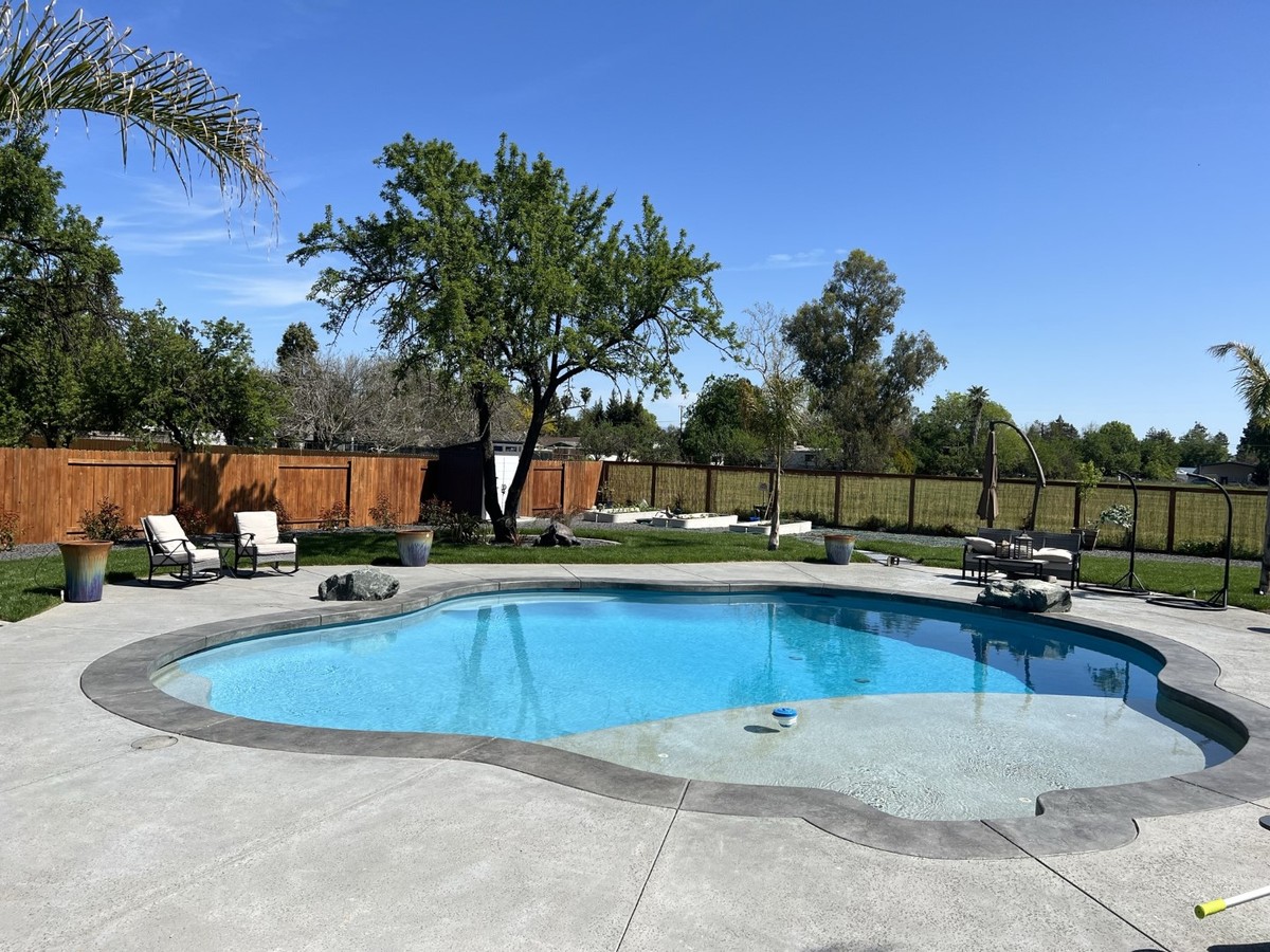 Chico Concrete builds and installs pool deck.