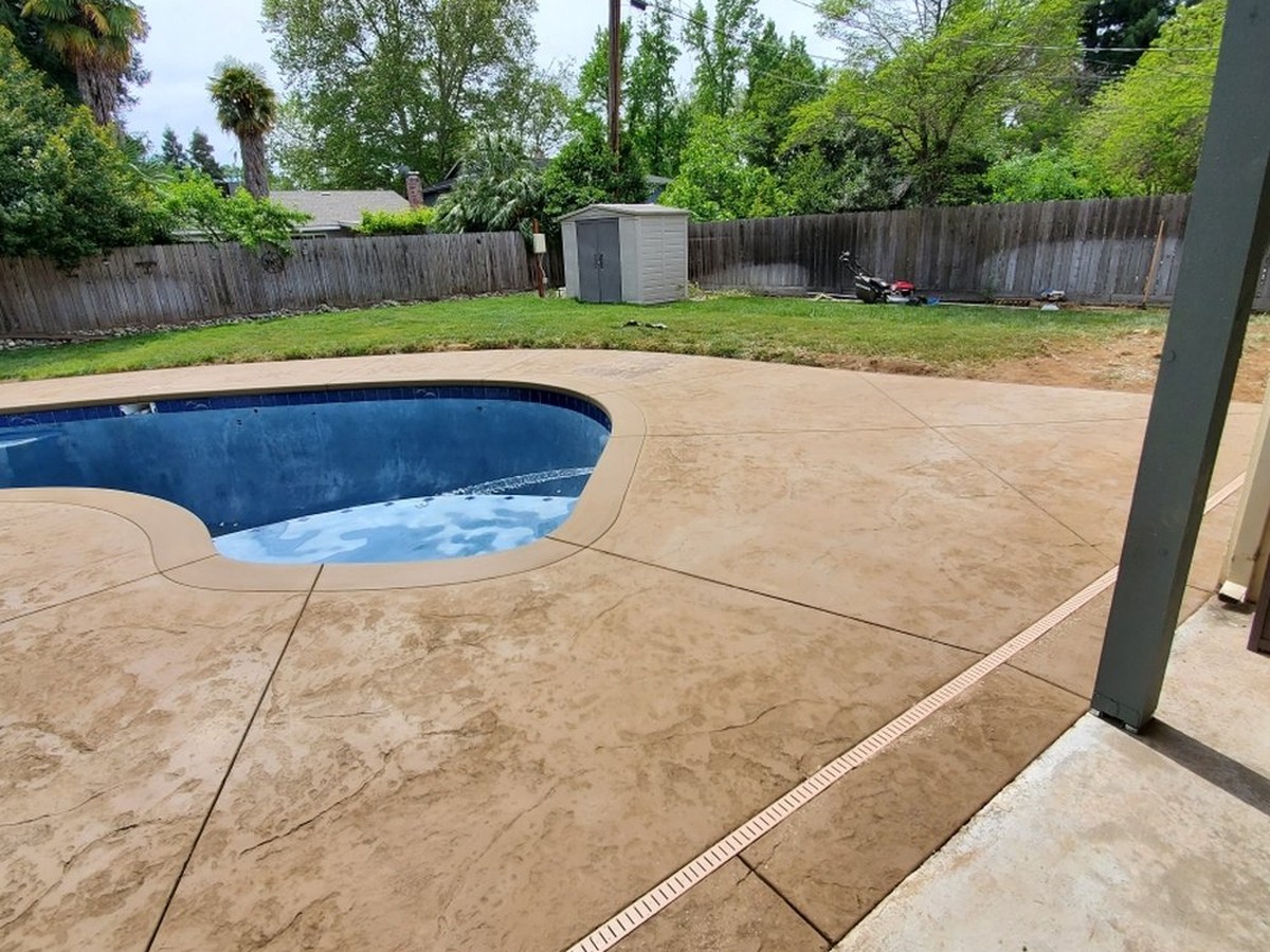 Chico Concrete builds and installs pool deck