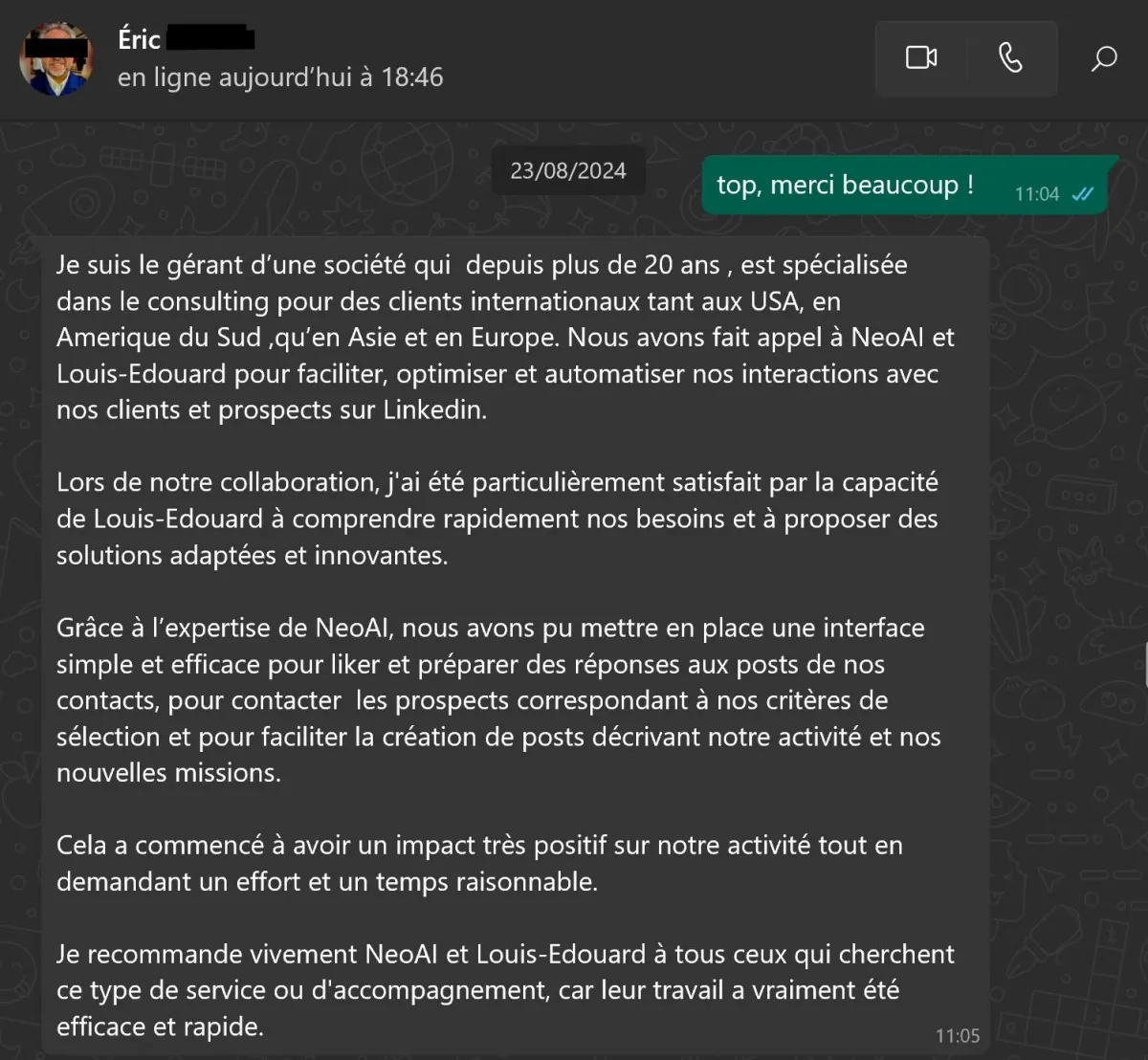 Système Trinity - Setting IA de NeoAI