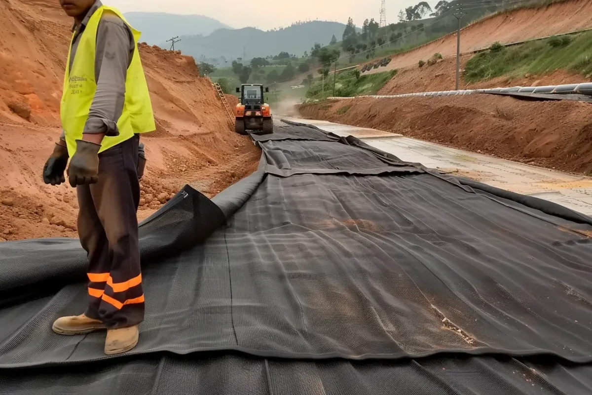 Versatile geotextile fabric for separation, filtration, and reinforcement in erosion control applications