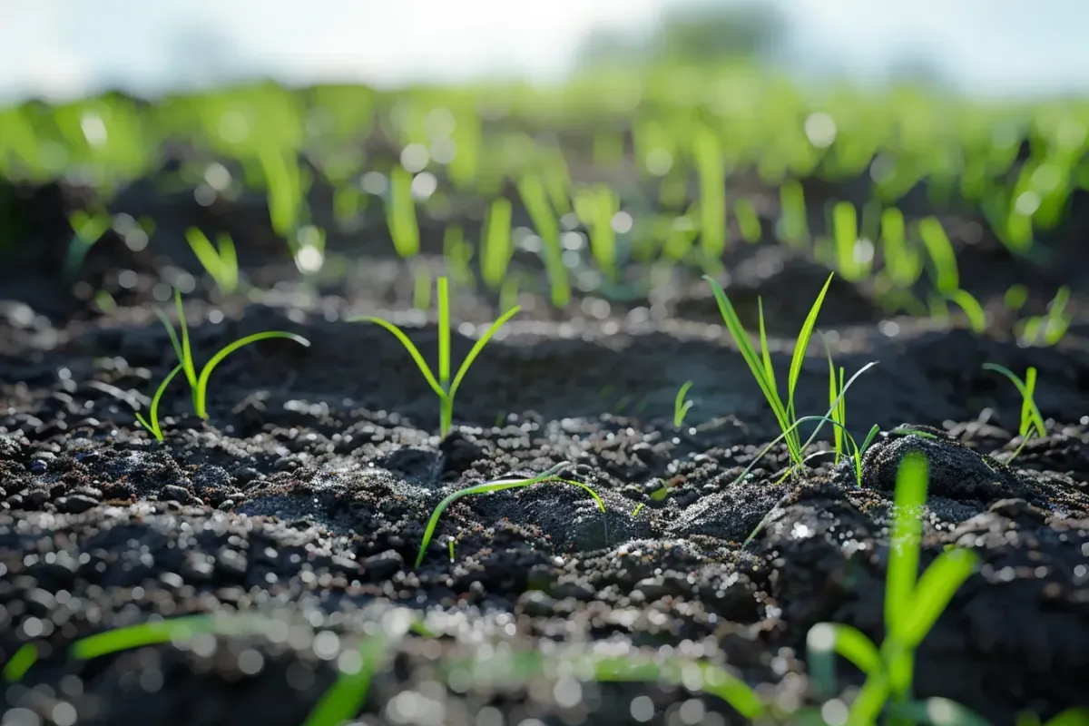 High-quality grass seed blend for soil stabilization and erosion control, ensuring lush ground cover