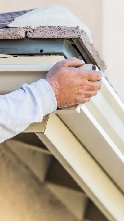 Trim & Fascia being fixed