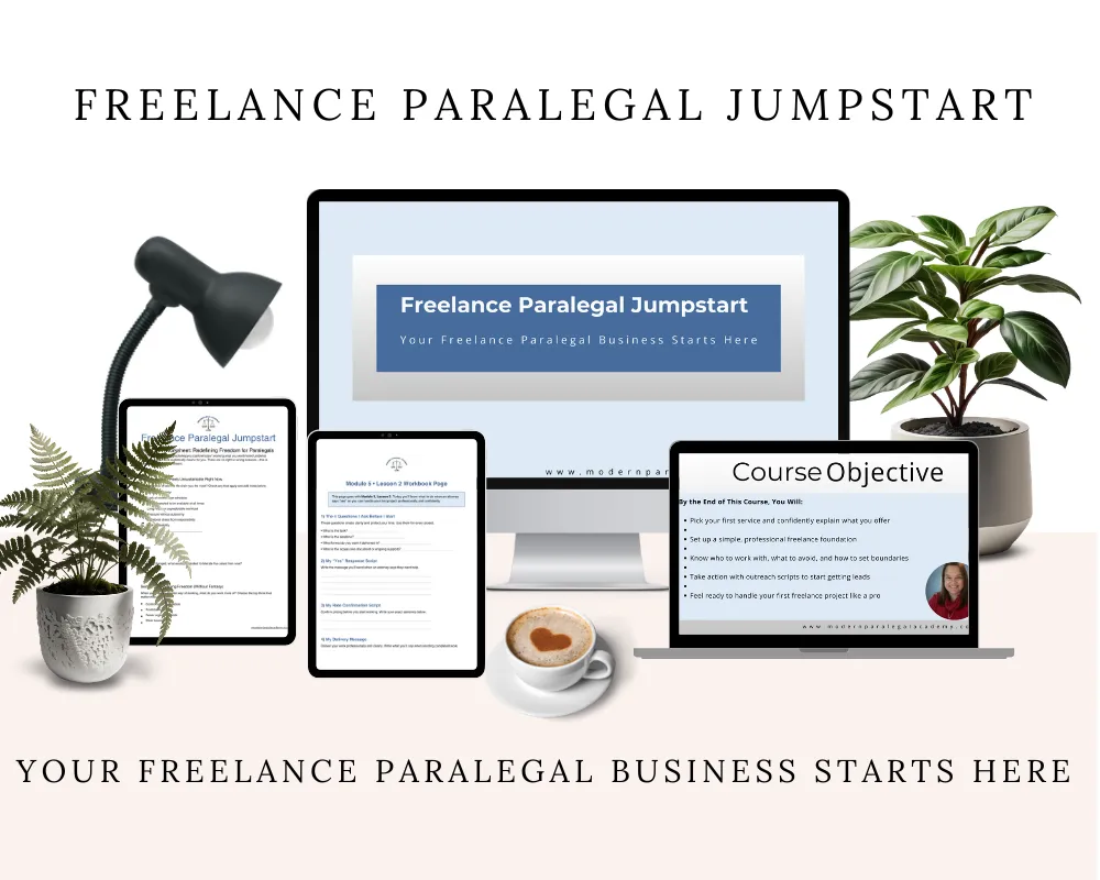 Freelance Paralegal Jumpstart
