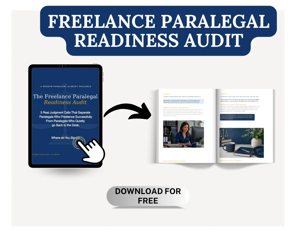 Freelance Paralegal Blueprint