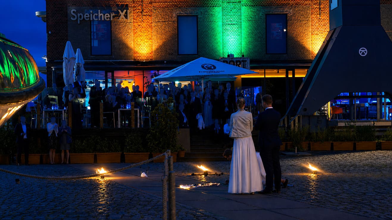 port speicher feiern fette hochzeit
