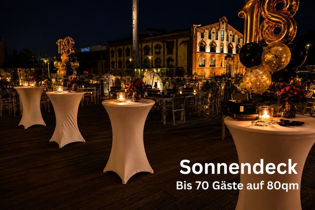 Sonnendeck Geburtstagsfeier m Port Speicher xi