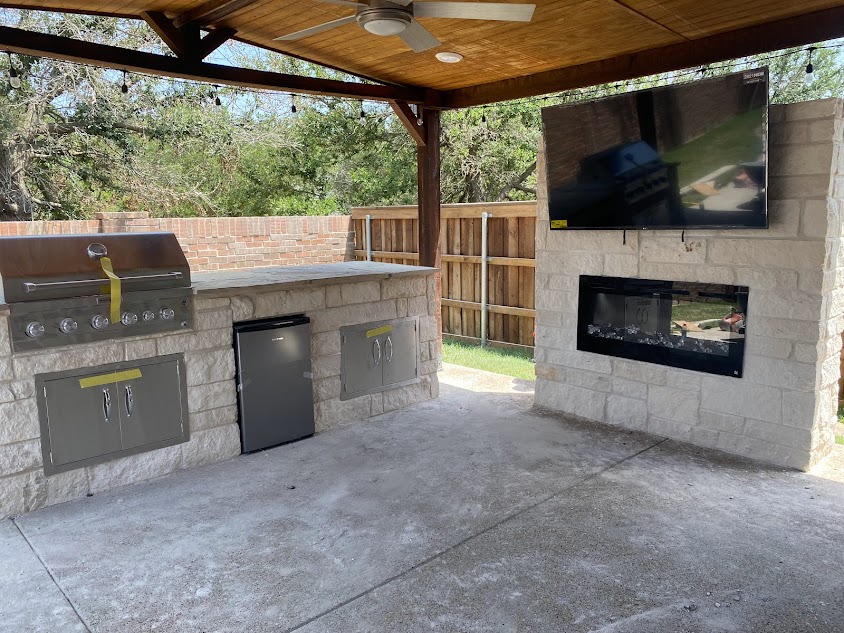 outdoor kitchens