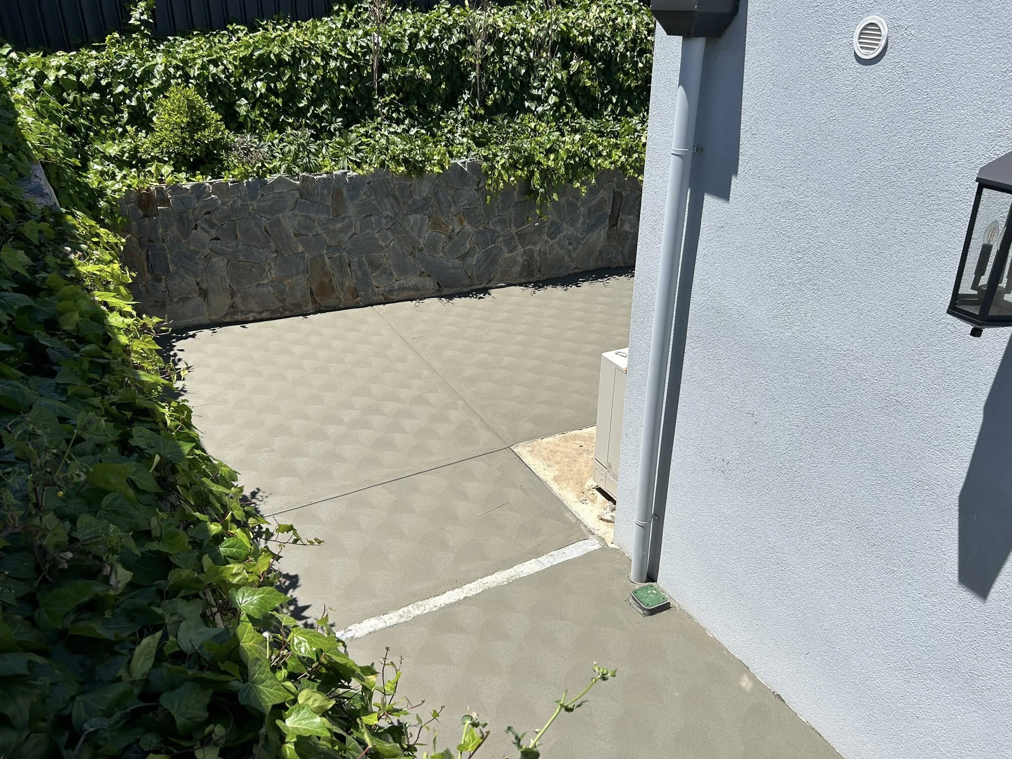 Concrete hardscape project completed by Canberra concreting experts