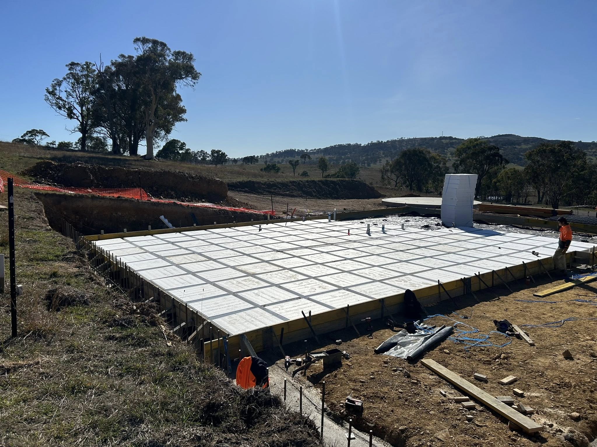 Commercial concrete slab project by AP Concreting and Formwork Canberra