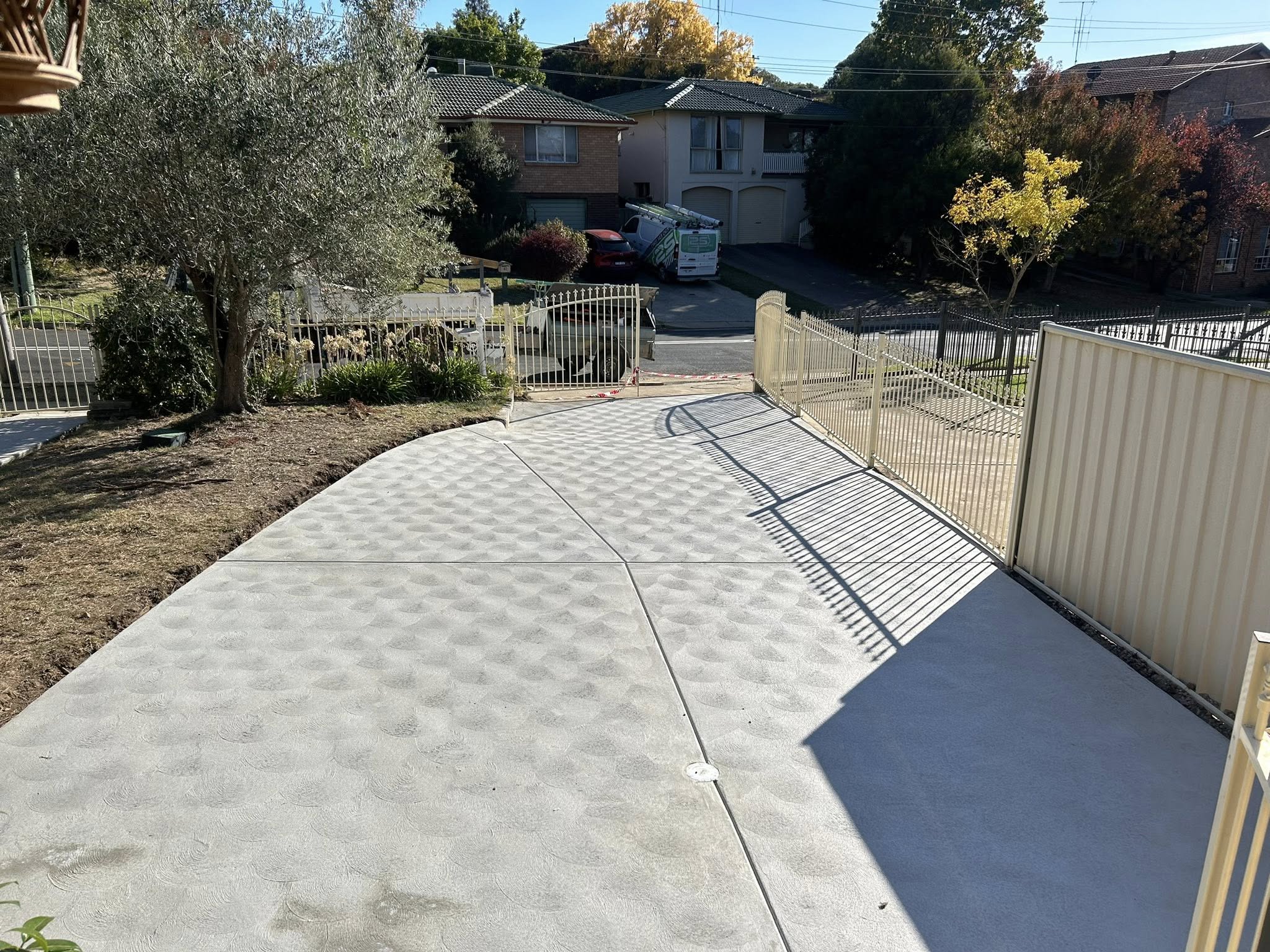 Outdoor concrete installation completed in Canberra