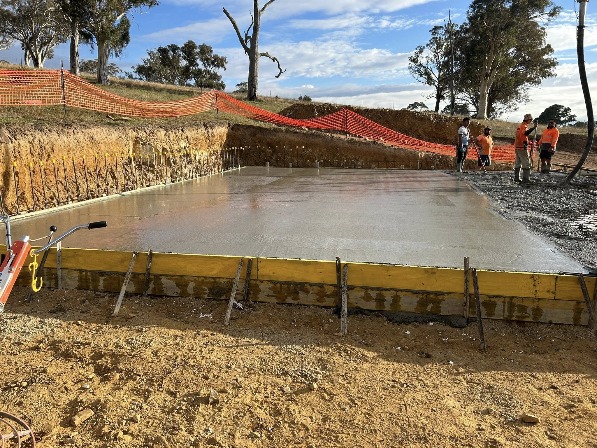 Commercial concreting and formwork project Canberra region