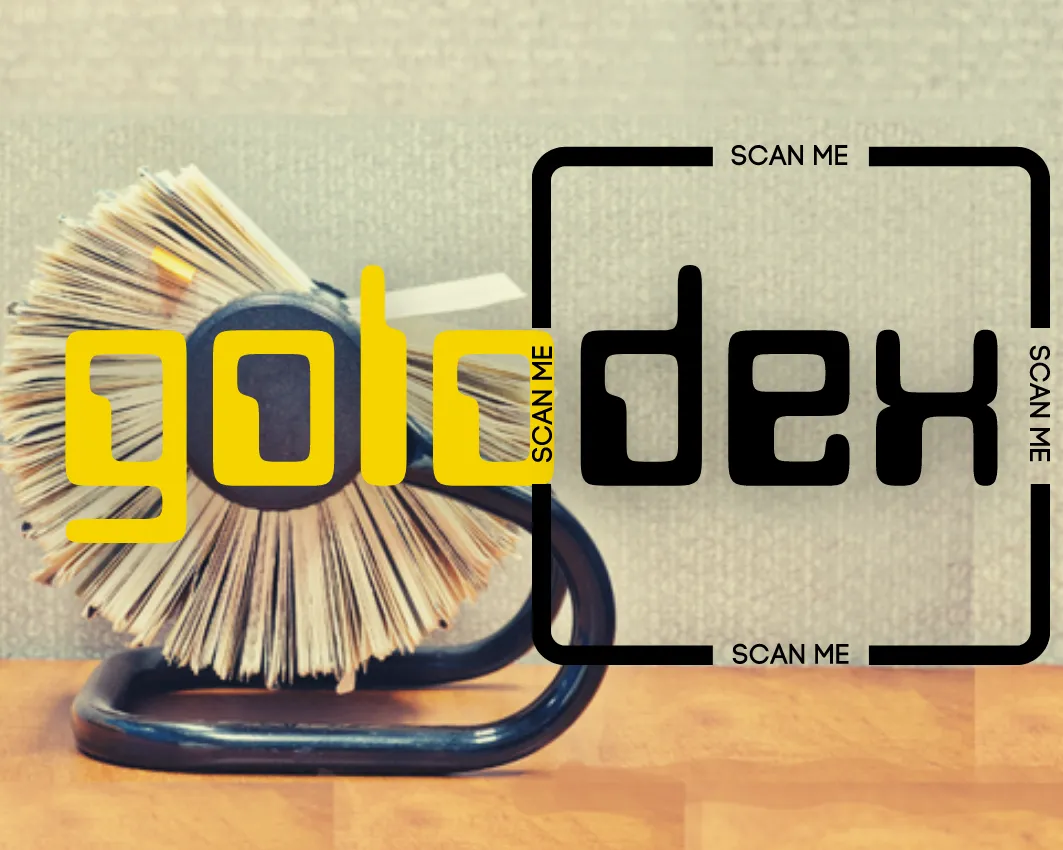 Golodex - Digital Business Cards, QR Codes, Short Codes, Keyring