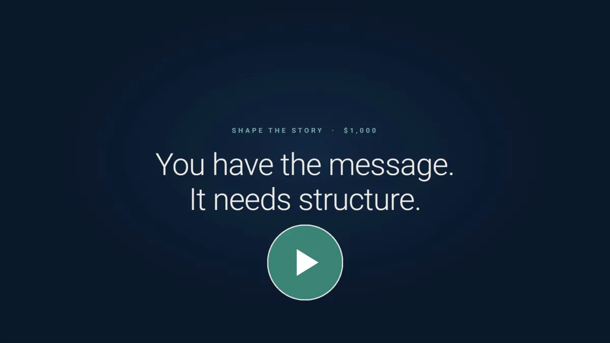 Click to play "Shape the Story" use case example