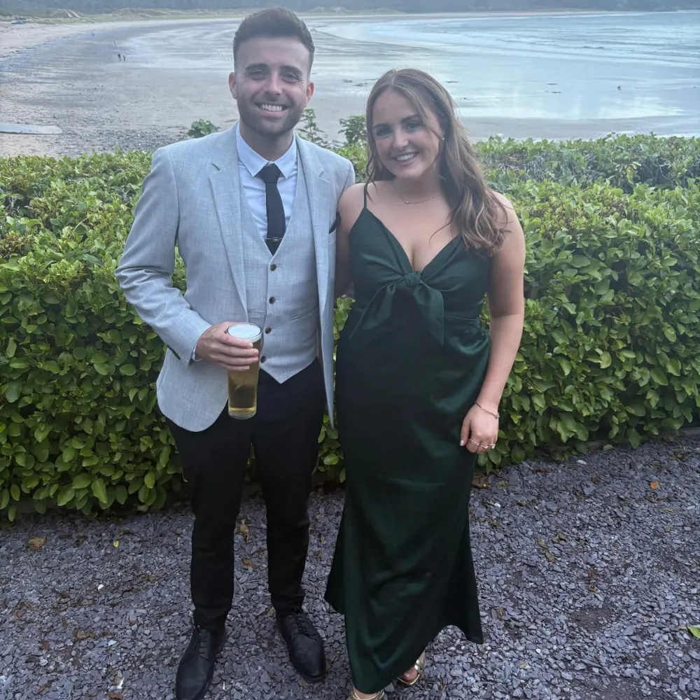 Luke & Sophie at a wedding