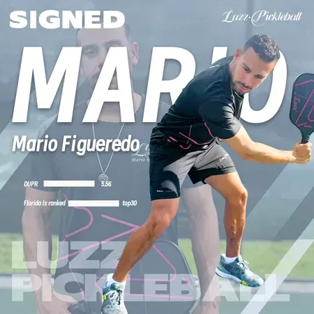 Pickleball Flare Mario Figueredo Pro Pickleball Luzz Paddle