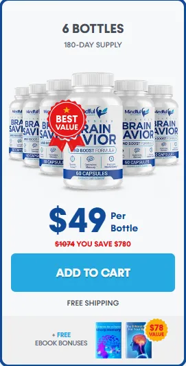 Add To Cart Brain Savior 6 Bottles