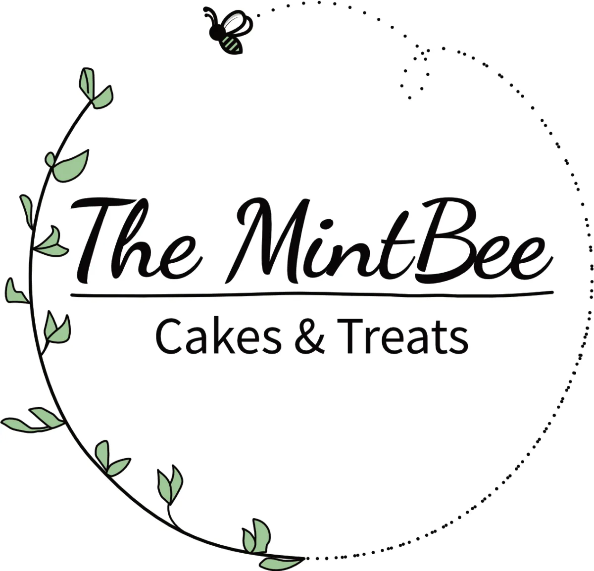 The MintBee Bakery logo