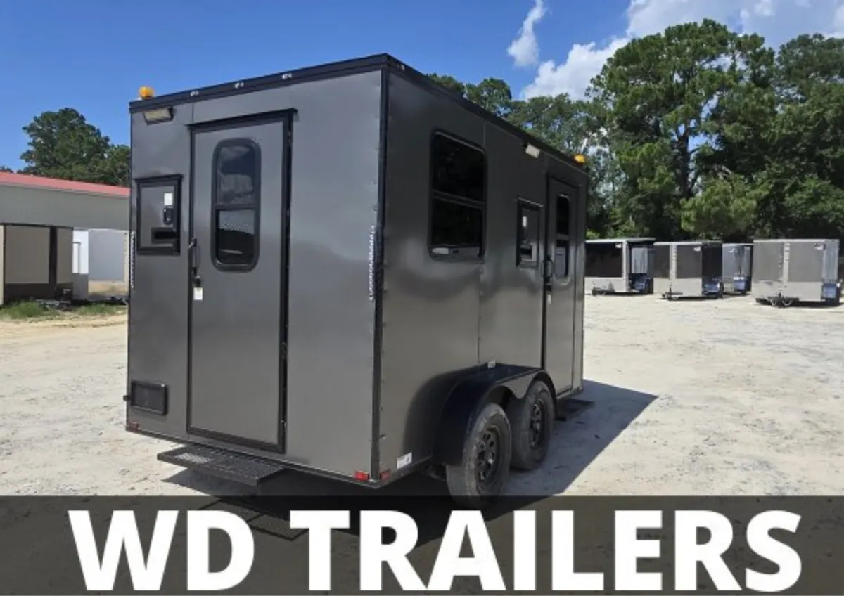 dump trailers fiber splicing trailer enclosed concession