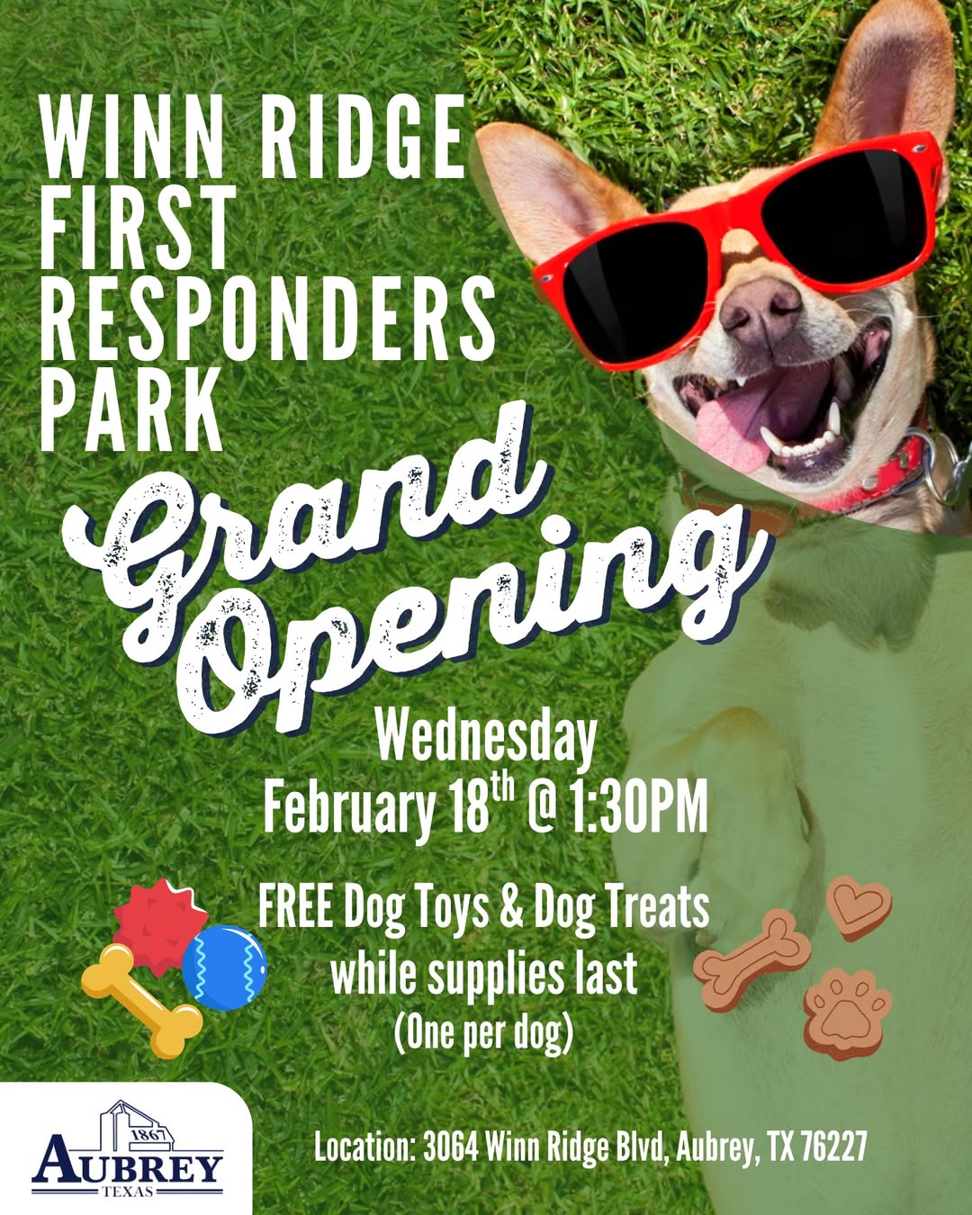 Winn Ridge First Responders Dog Park Grand Opening