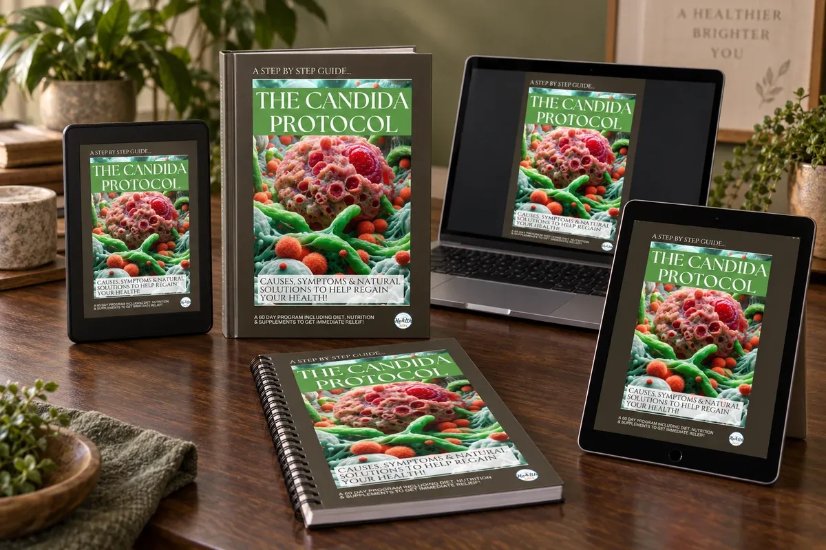 Candida Protocol digital guide collage