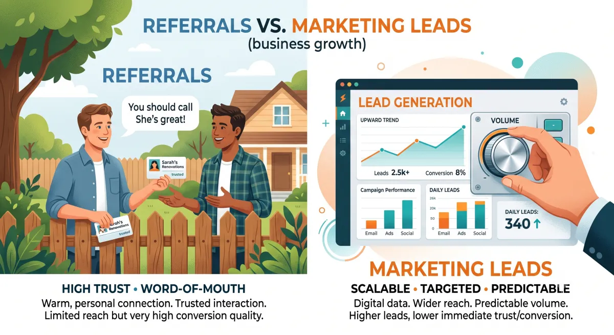 Referrals Close Better. Marketing Scales Better. Here's How to Use Both