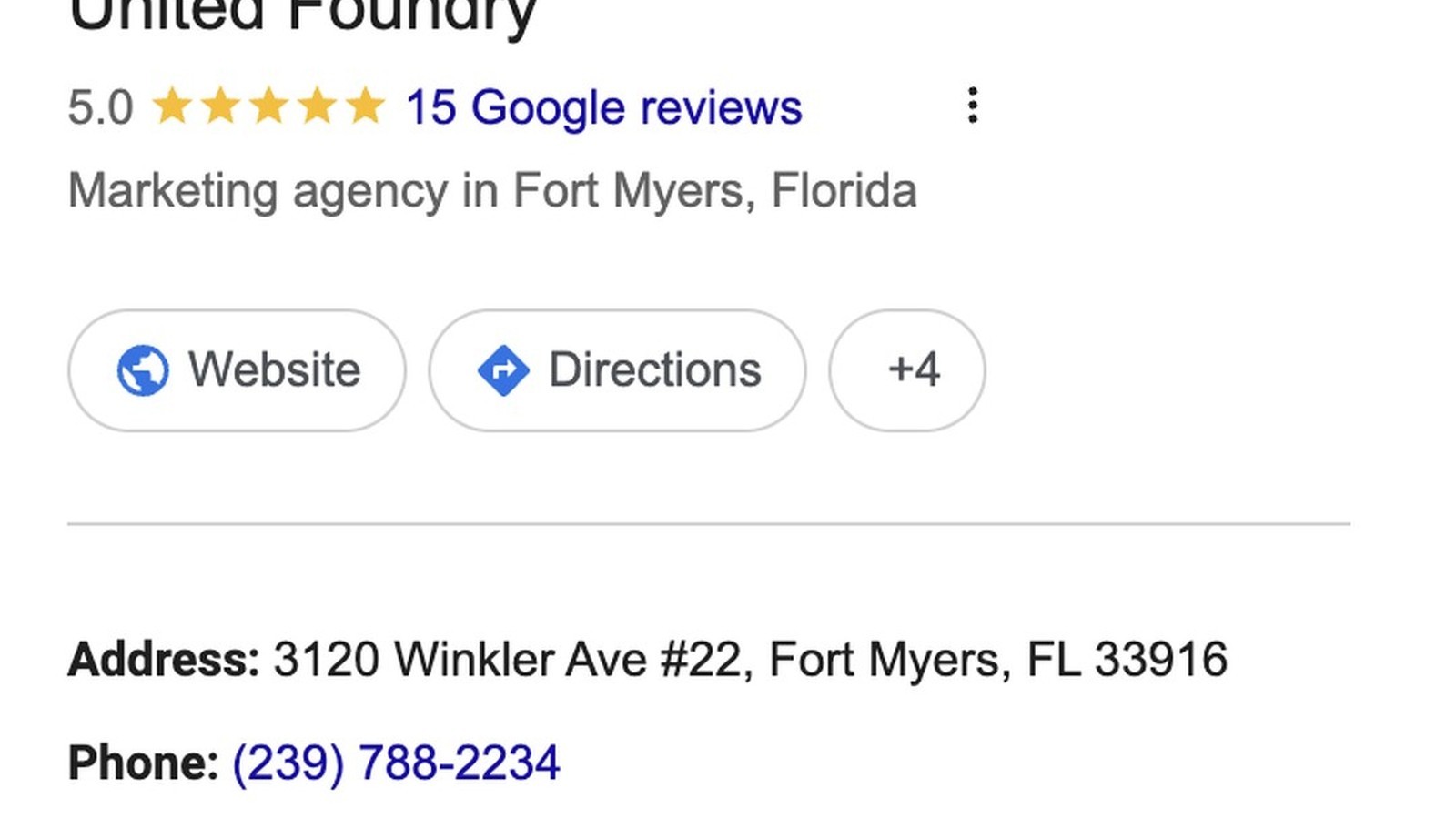 google business profile screenshot example