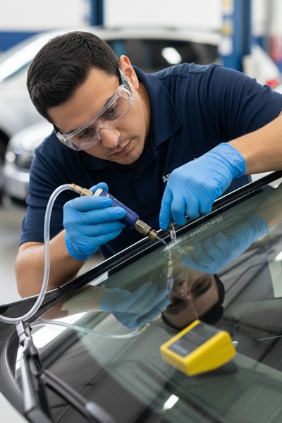 Auto glass repair Dallas fixing windshield chips and cracks