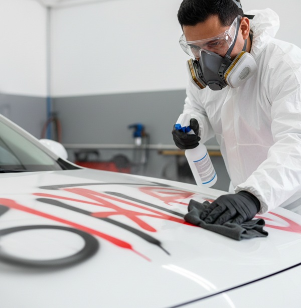 Graffiti removal from cars Dallas safely removing vandalism